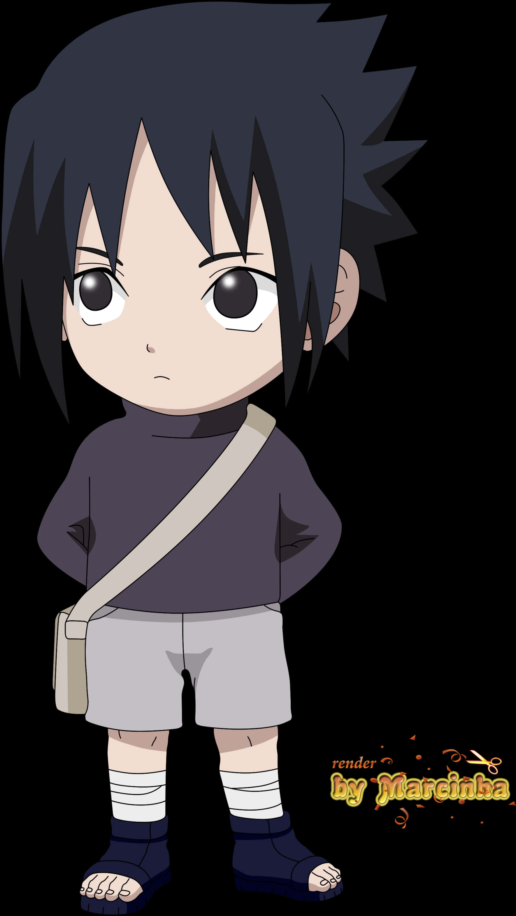 若きうちはサスケ_アニメキャラクター 壁紙