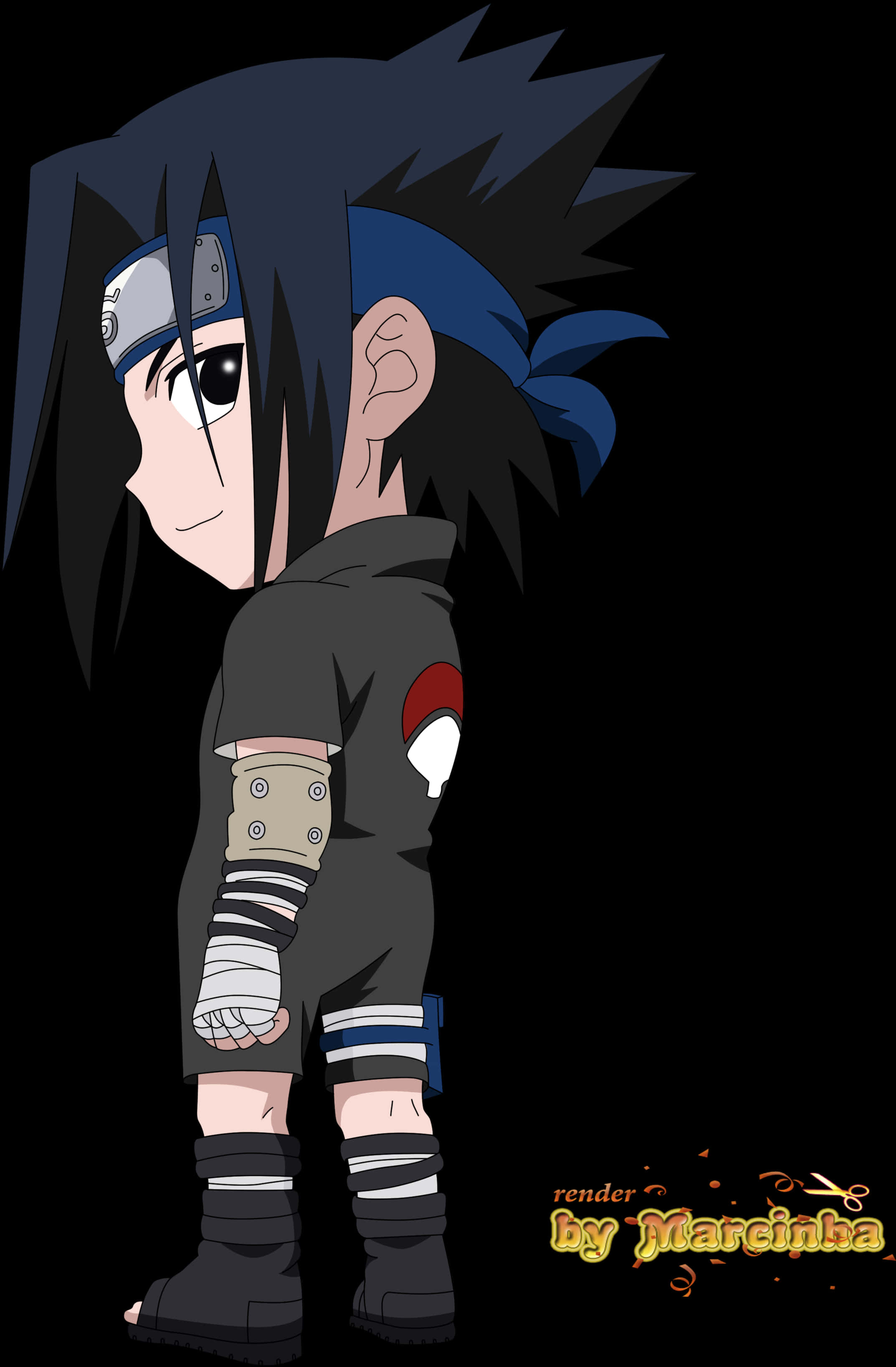 若きうちはサスケのアニメキャラクター 壁紙