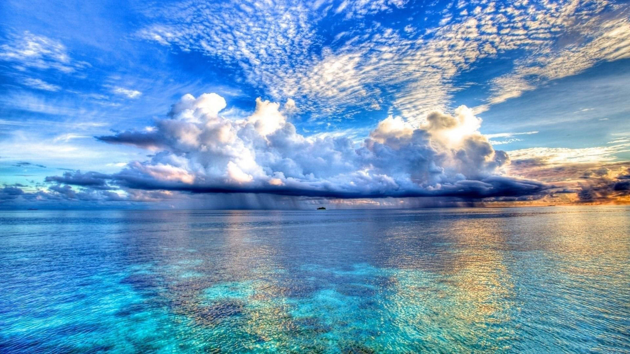 荒れ狂う海の眺め 壁紙