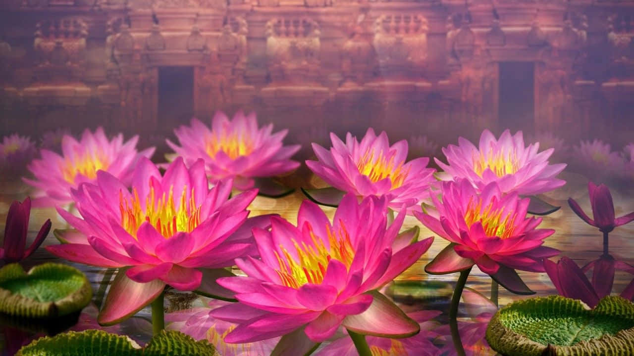 蓮の花の写真 壁紙