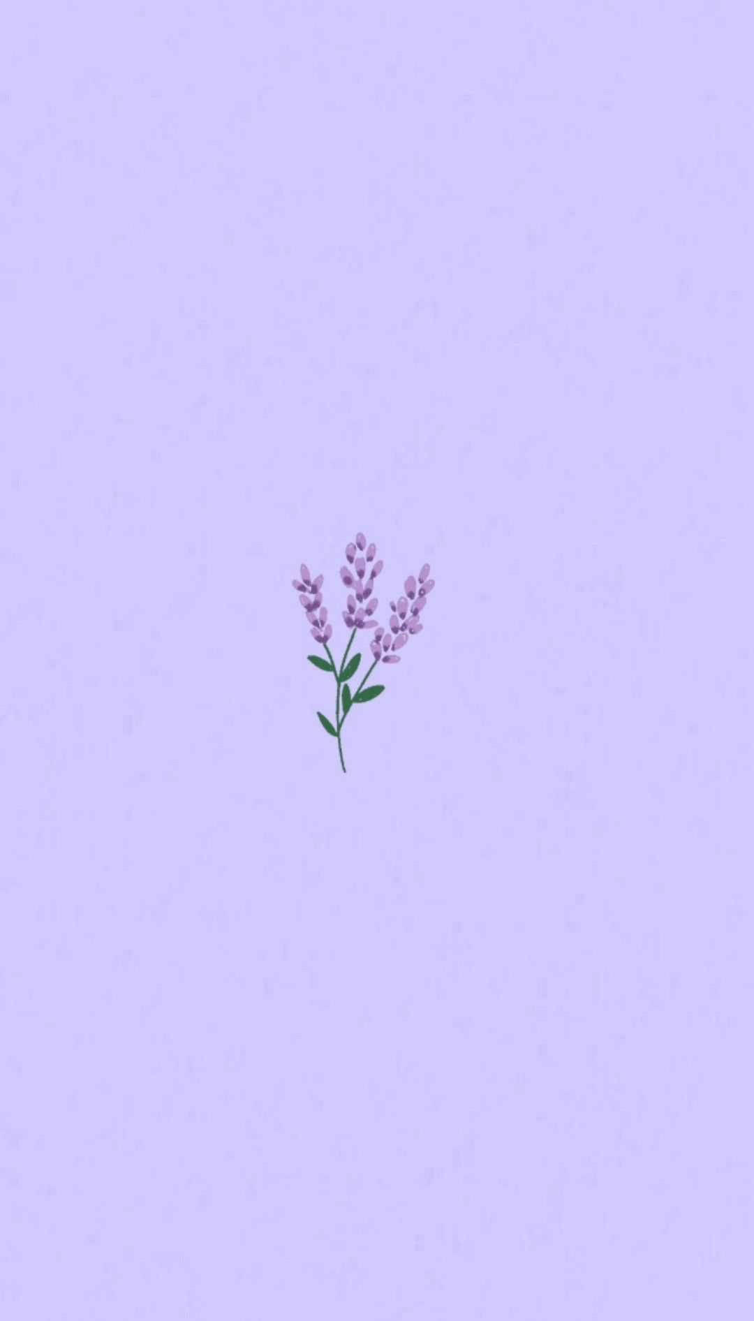 薄紫のラベンダーの花 アート風 壁紙