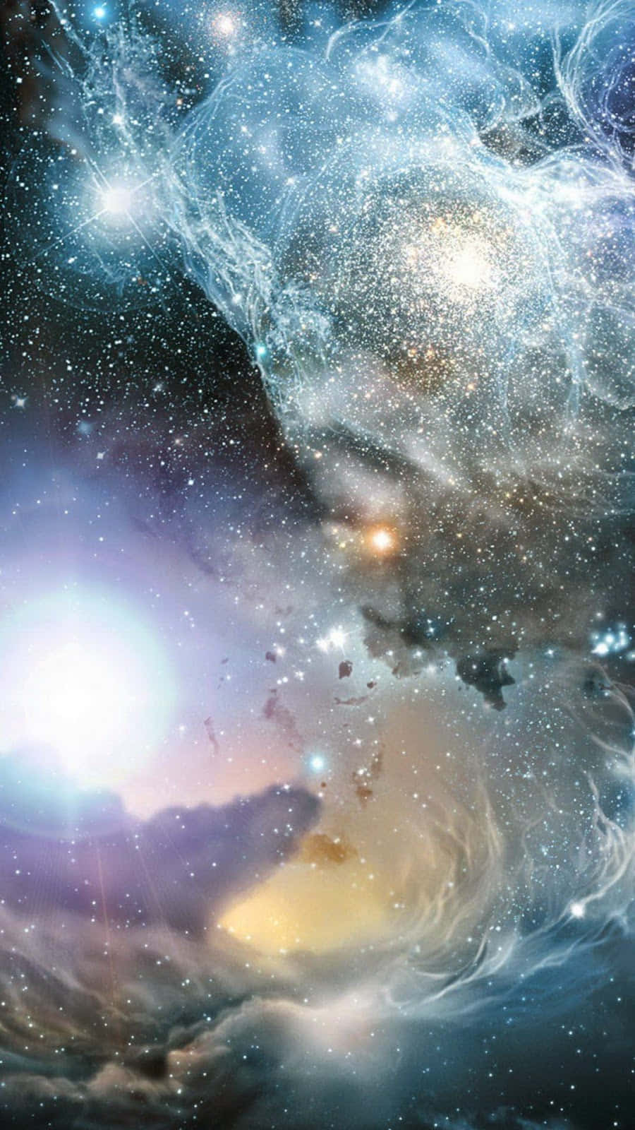 見上げて魅了される星空の宇宙美 壁紙