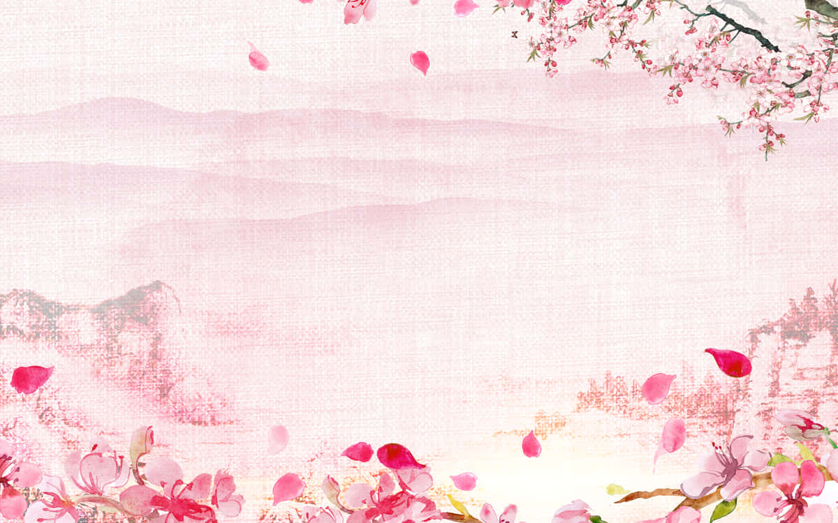 見事に咲き誇る美しいピンクの花 壁紙