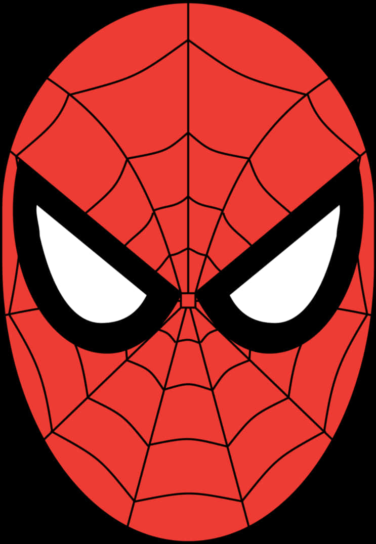 象徴的なスパイダーマンマスクのグラフィック 壁紙