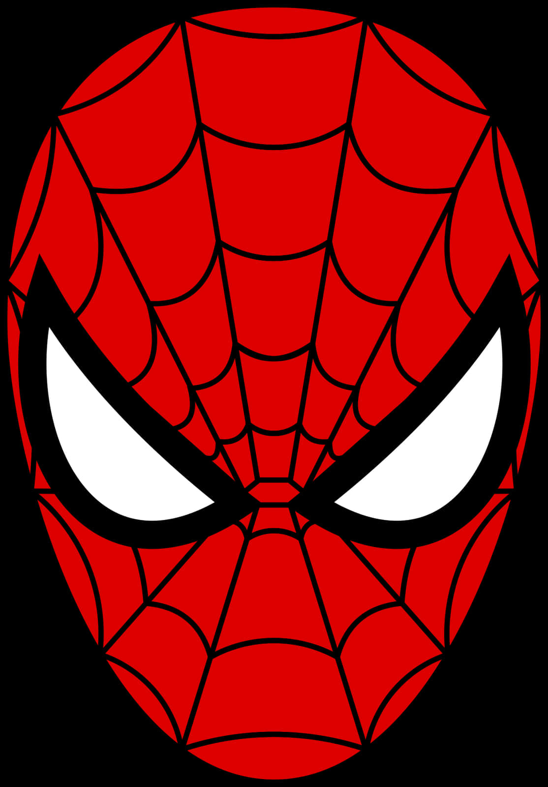象徴的なスパイダーマンマスクグラフィック 壁紙