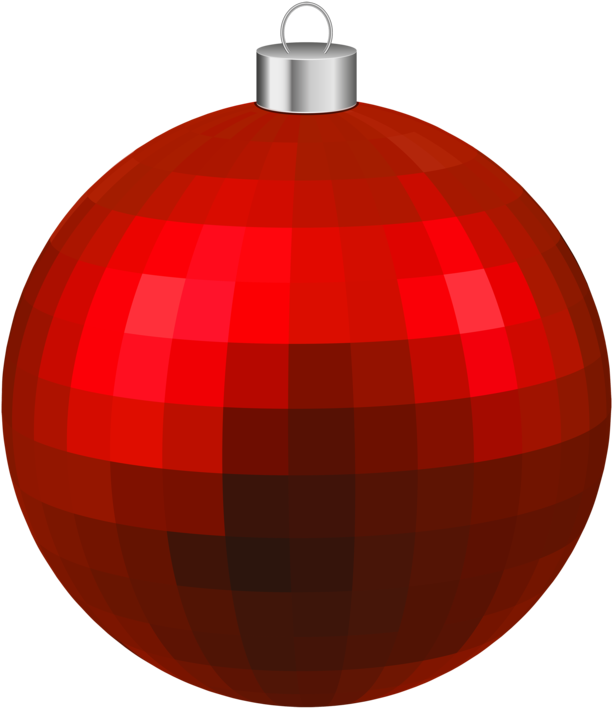 赤いクリスマスオーナメントのベクター 壁紙