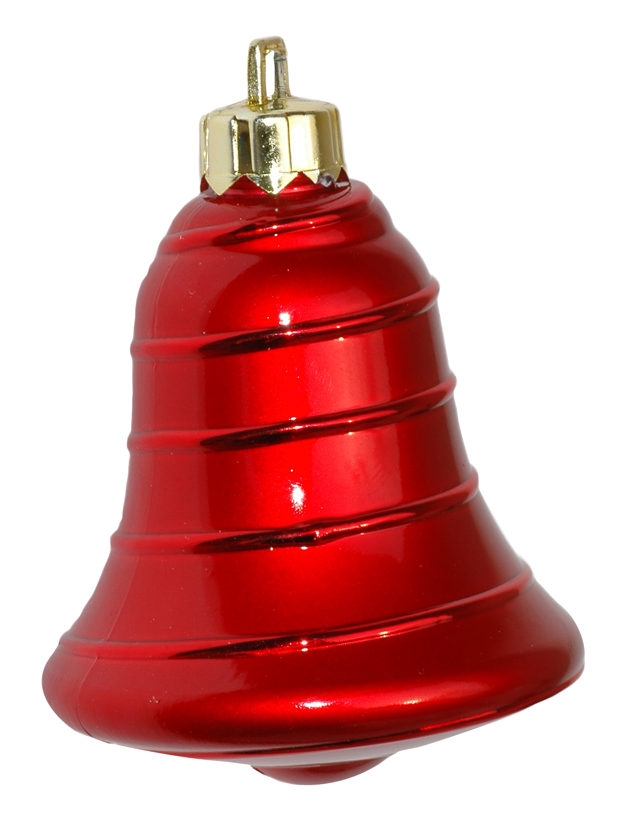 赤いクリスマスベルのオーナメント 壁紙