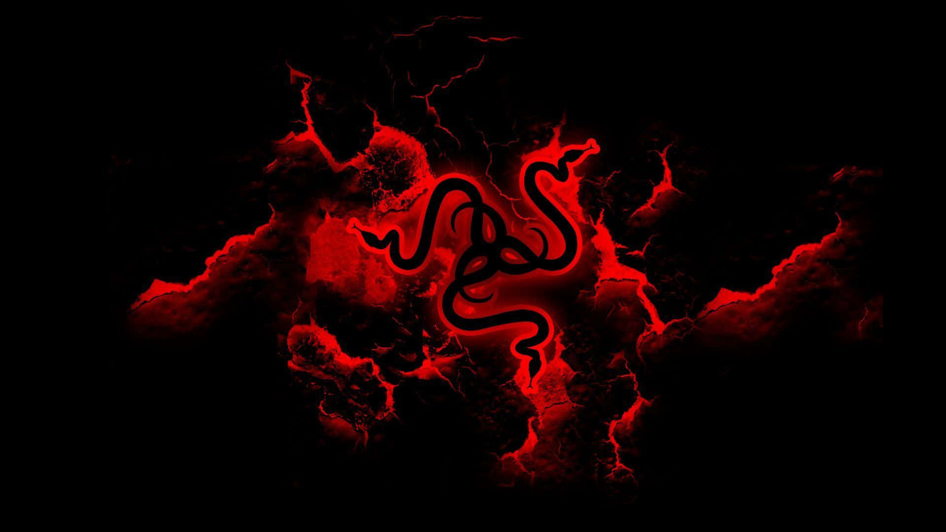 赤いゲーミングRazerロゴ壁紙 壁紙