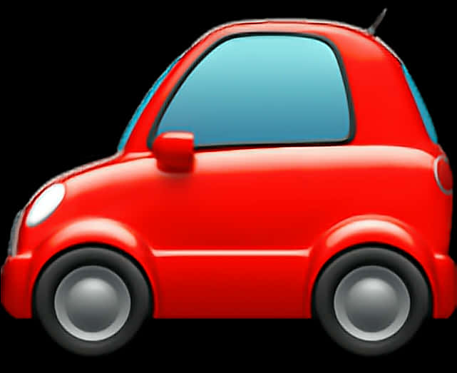 赤いコンパクトカーのイラスト.JPG 壁紙