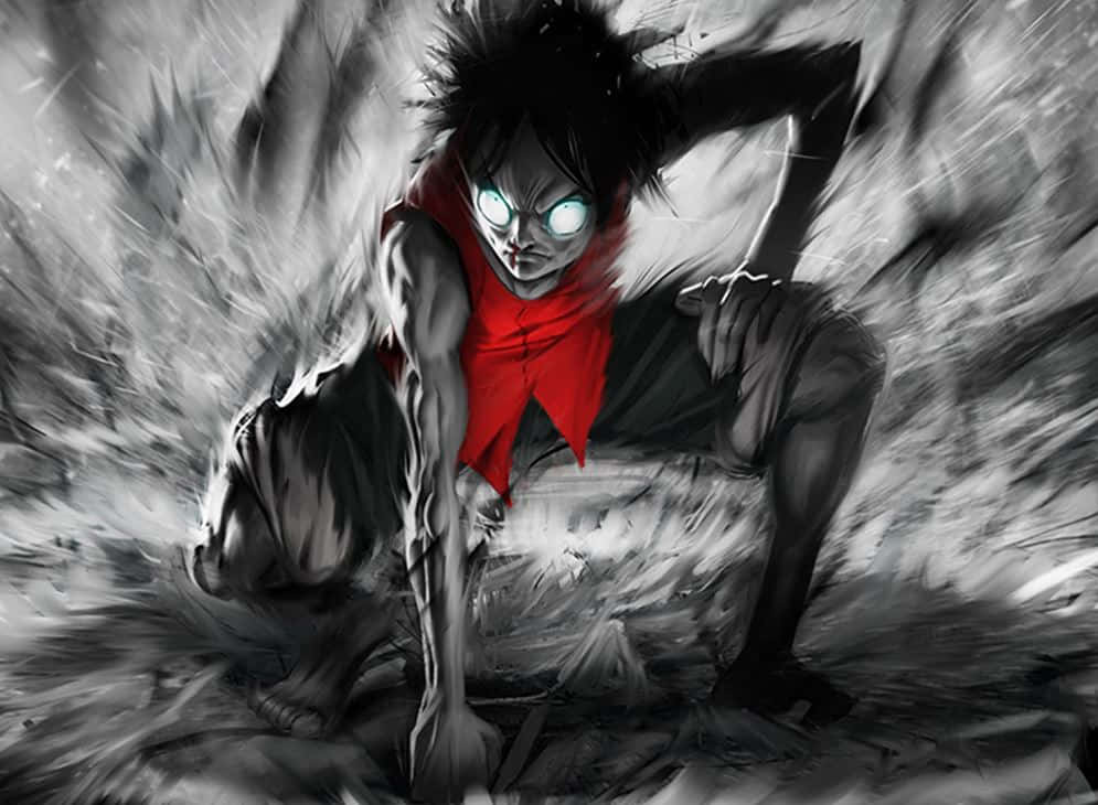 赤いシャツを着た男性の白黒画像 壁紙