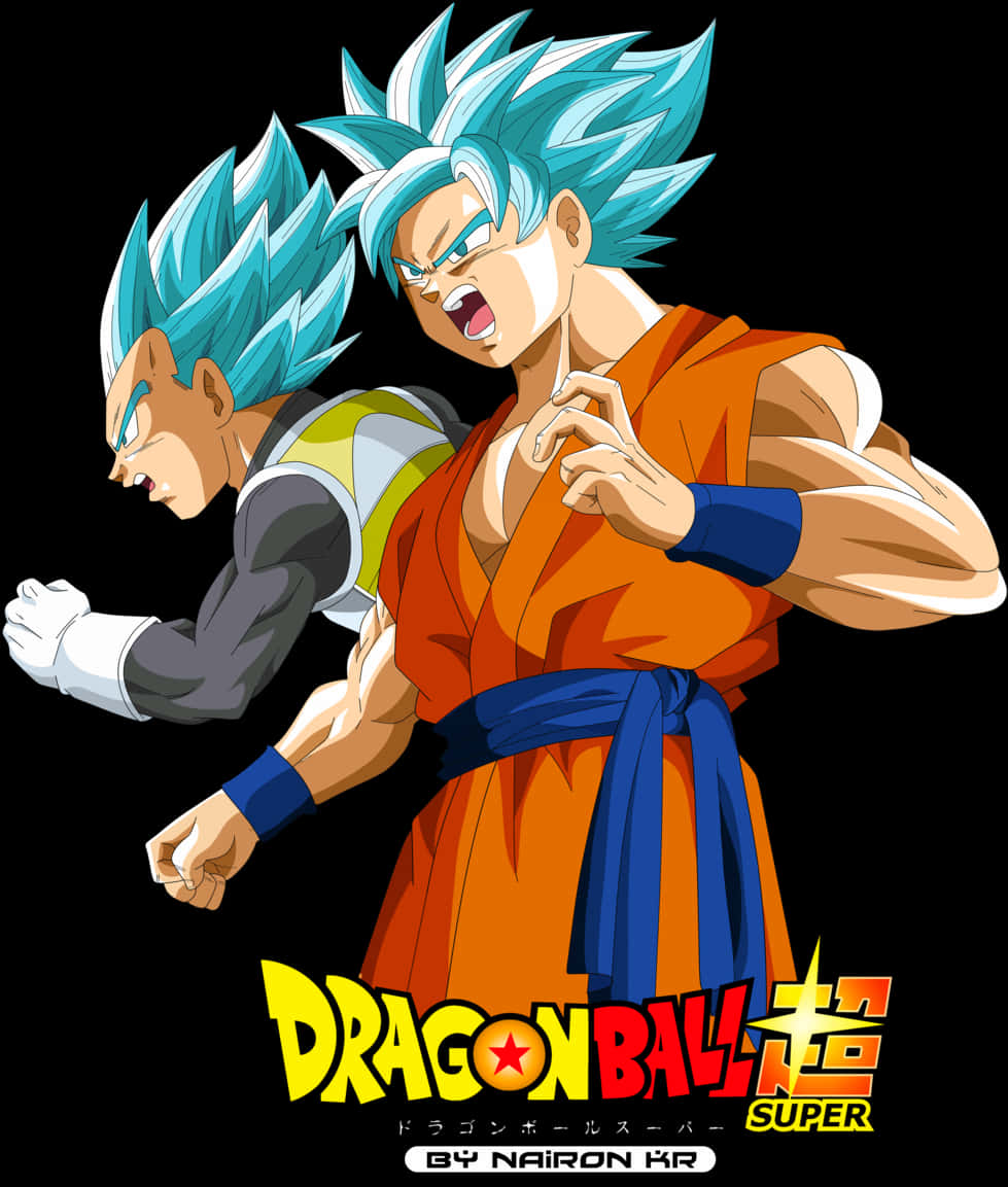 超サイヤ人ブルーの悟空とベジータ ドラゴンボール超 壁紙