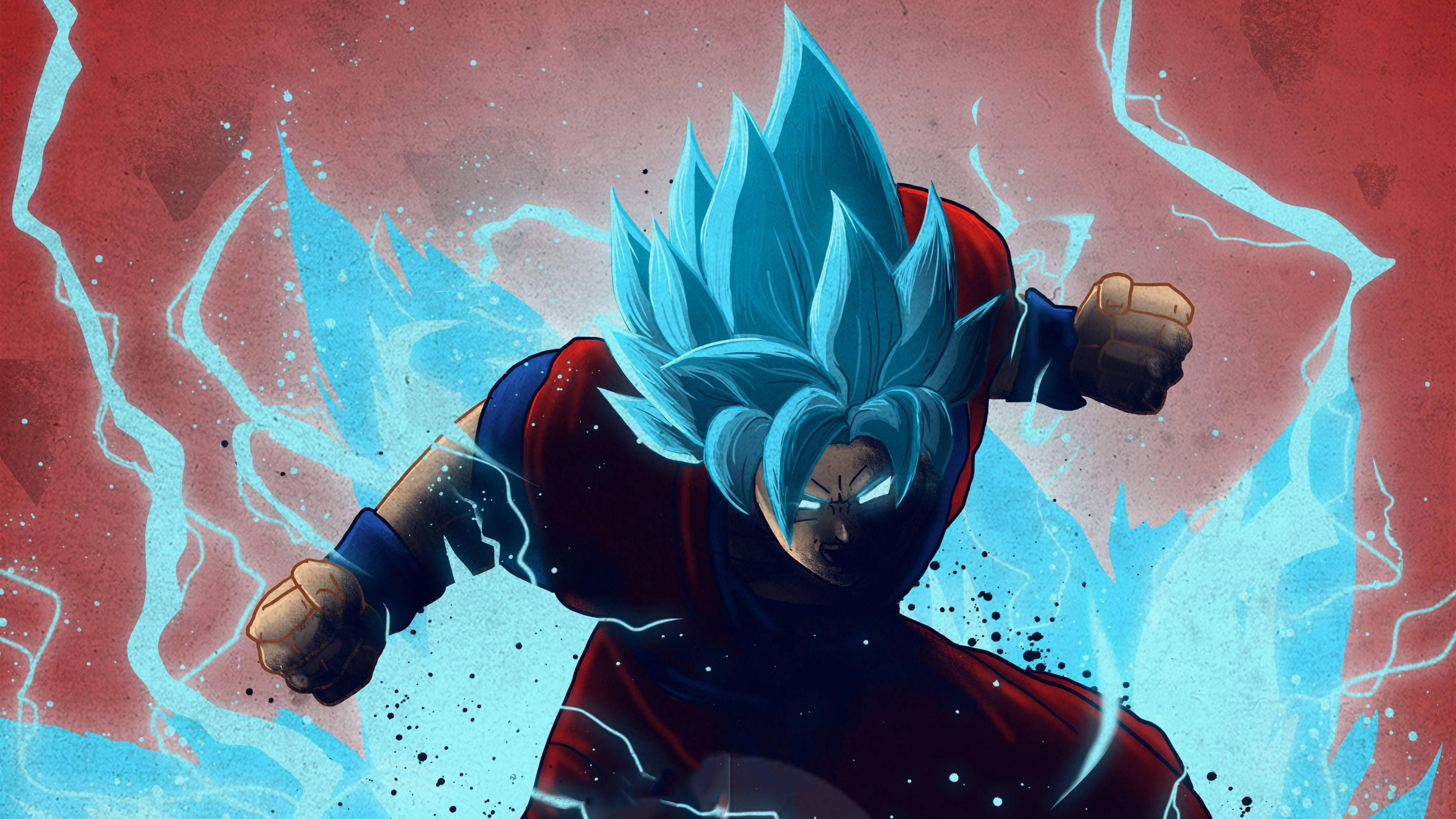 超サイヤ人ブルー悟空 DBZ 4K 壁紙