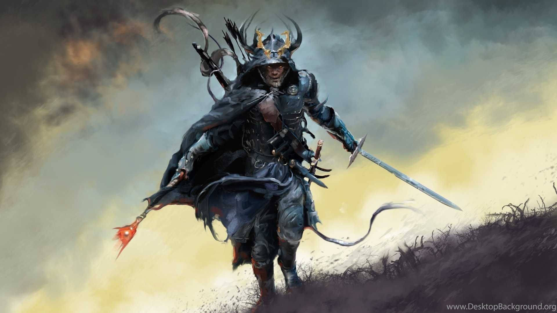 迫り来る日本の侍 壁紙