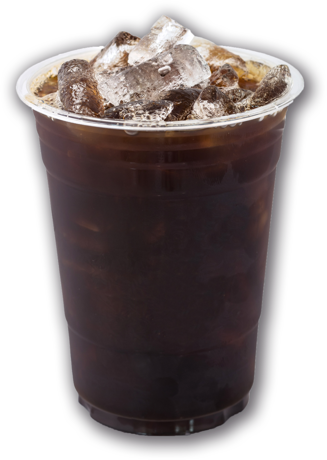 透明カップのアイスコーヒー 壁紙