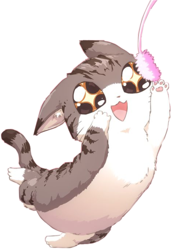 遊び心あふれる可愛い猫が羽根のおもちゃでじゃれる 壁紙