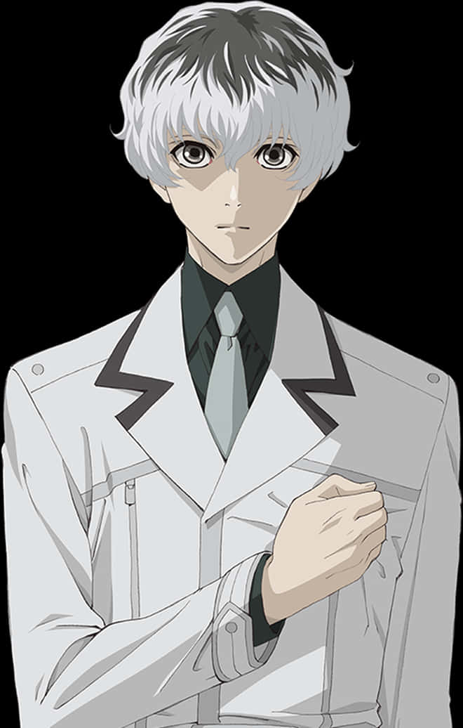 金木研 アニメキャラクターポートレート 壁紙