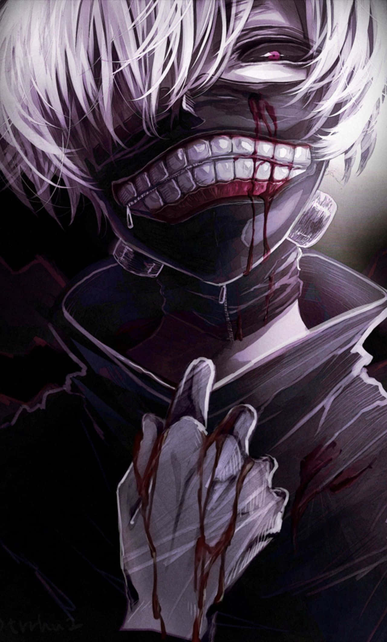 金木研 東京喰種 ロック画面 アニメ 壁紙