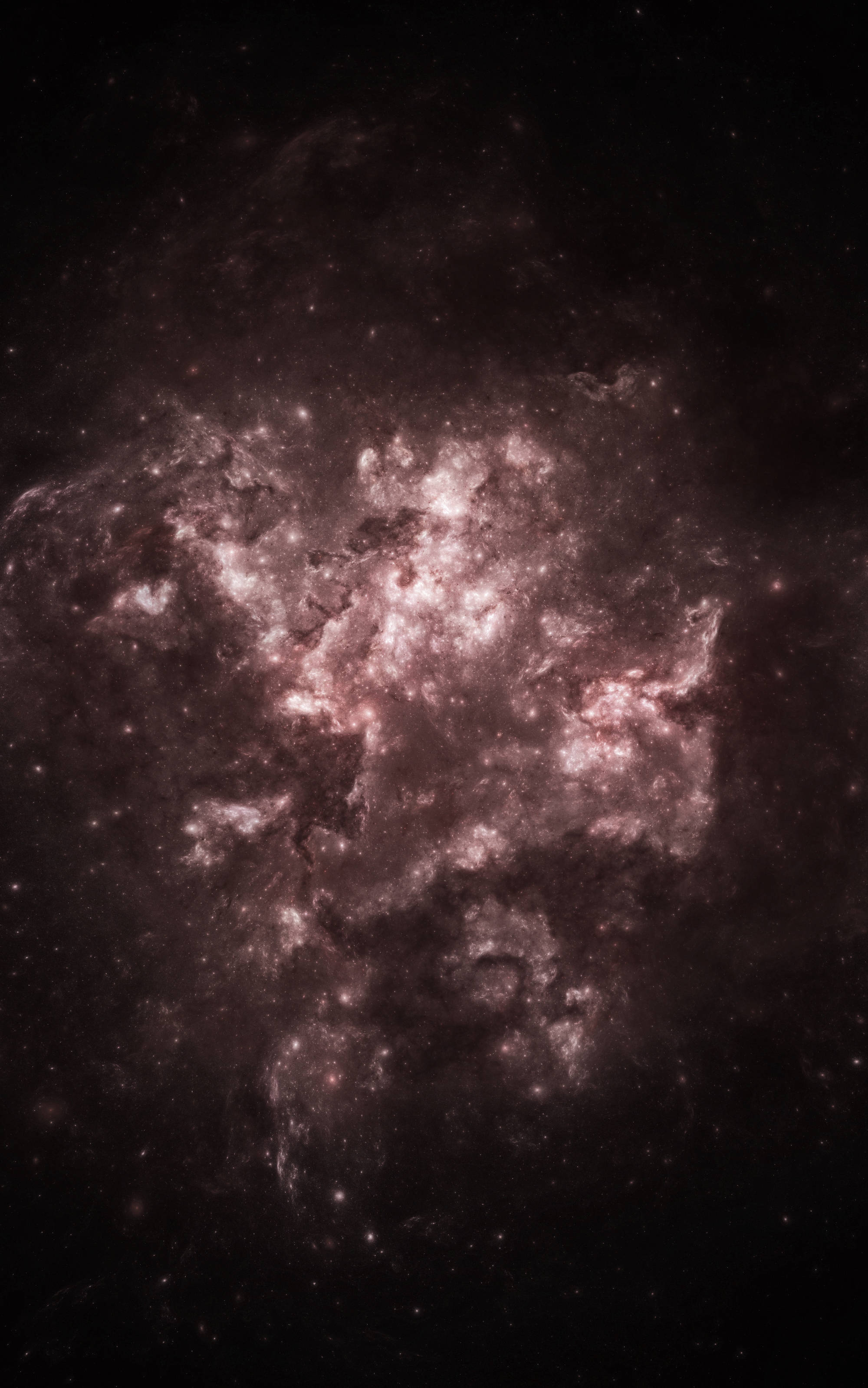 銀河の光 フラクタルデザイン 壁紙
