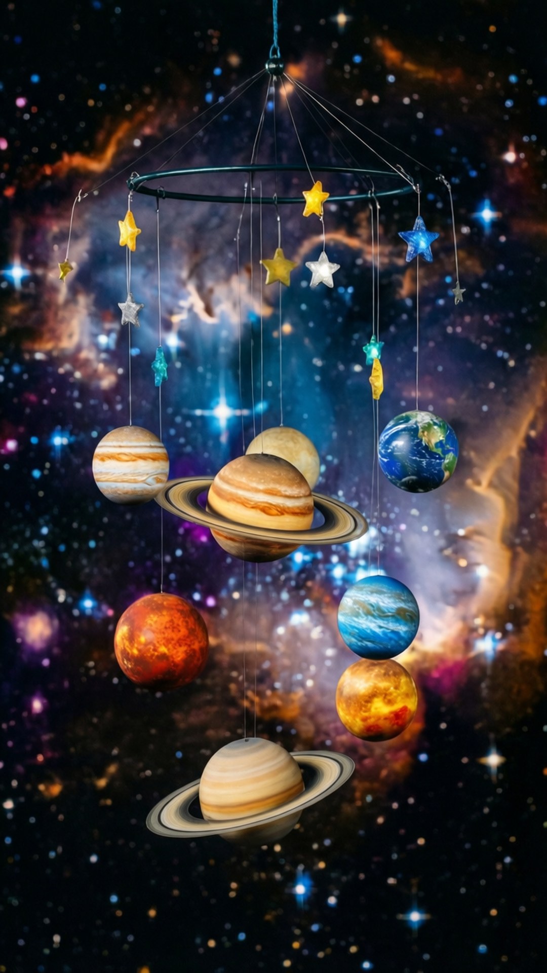 銀河の惑星モバイル 壁紙