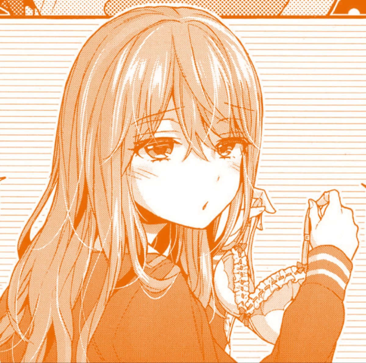 長い髪の少女 壁紙