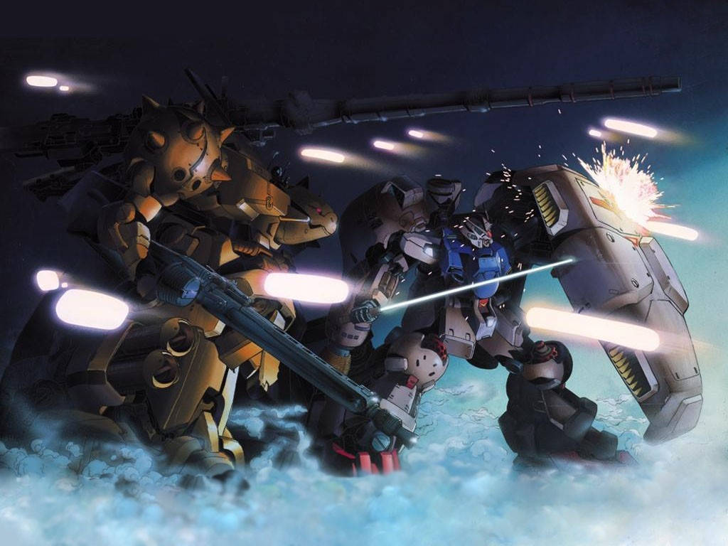 防御と攻撃のモビルスーツガンダム