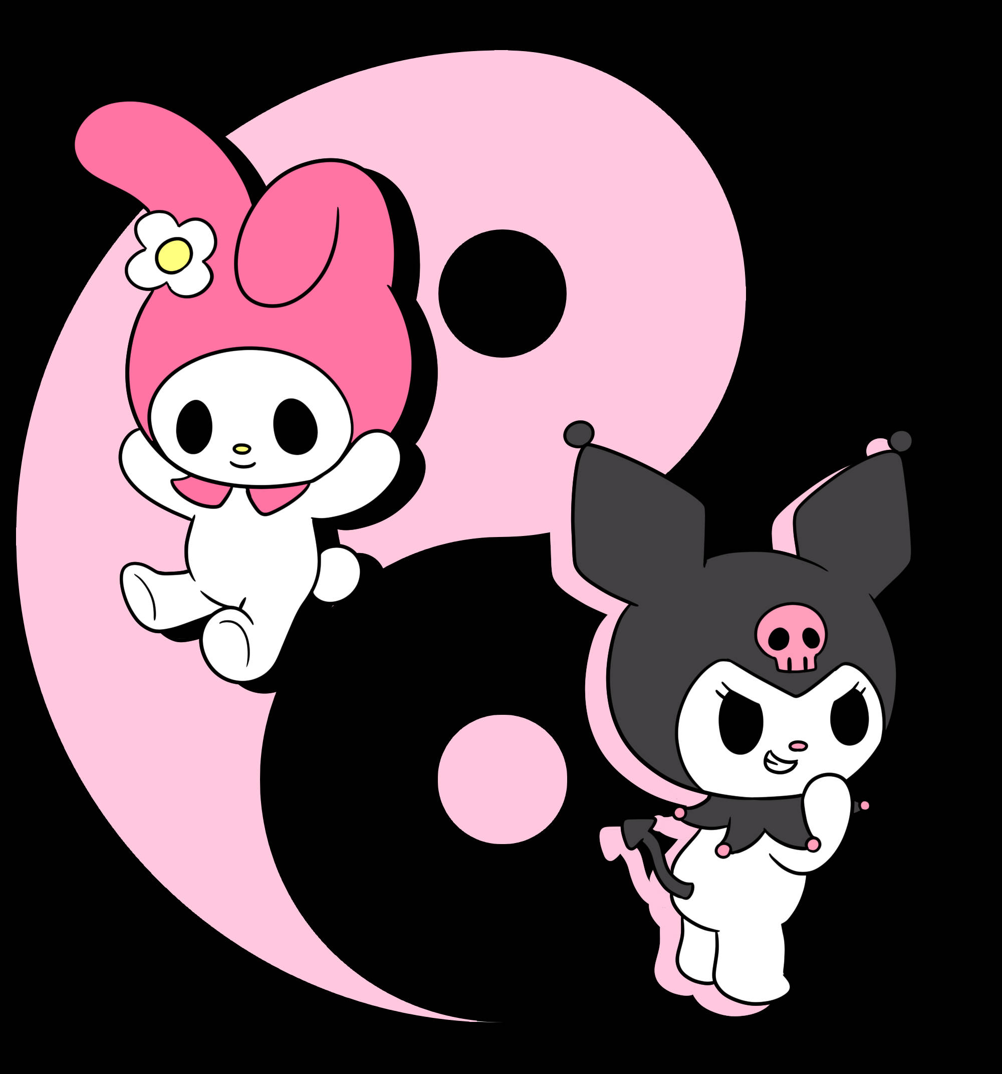 陰陽 クロミとメロディ 壁紙