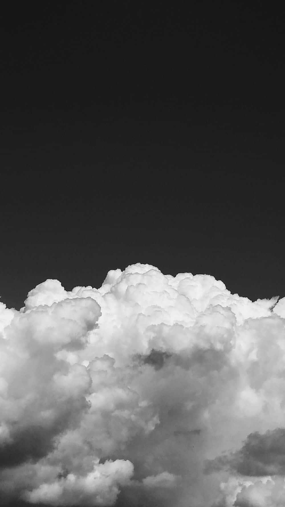 陰鬱な空 白黒の雲 壁紙