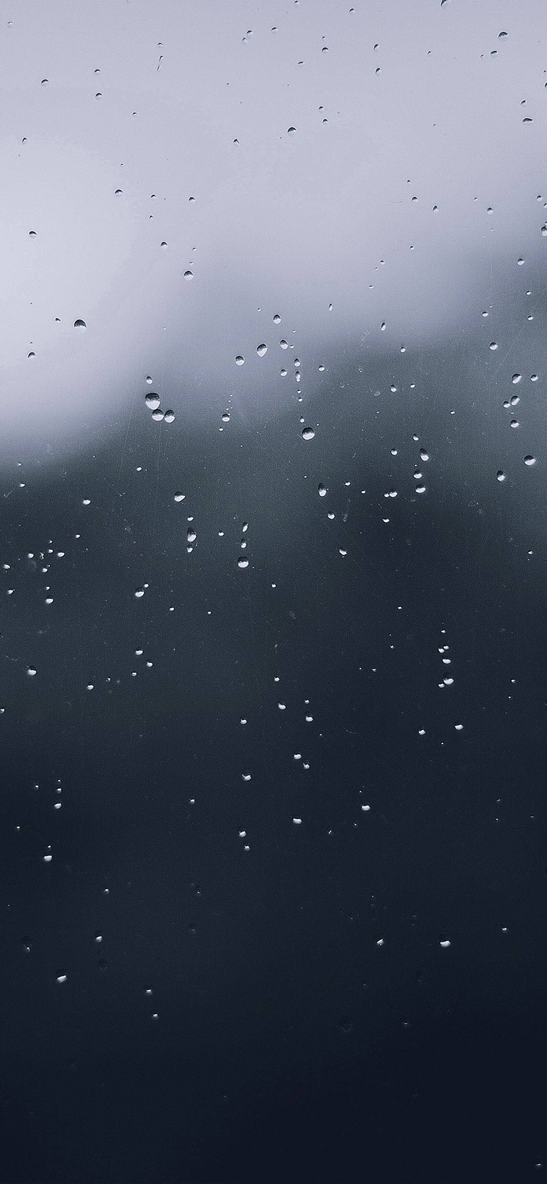 雨粒シンプルiPhone 壁紙