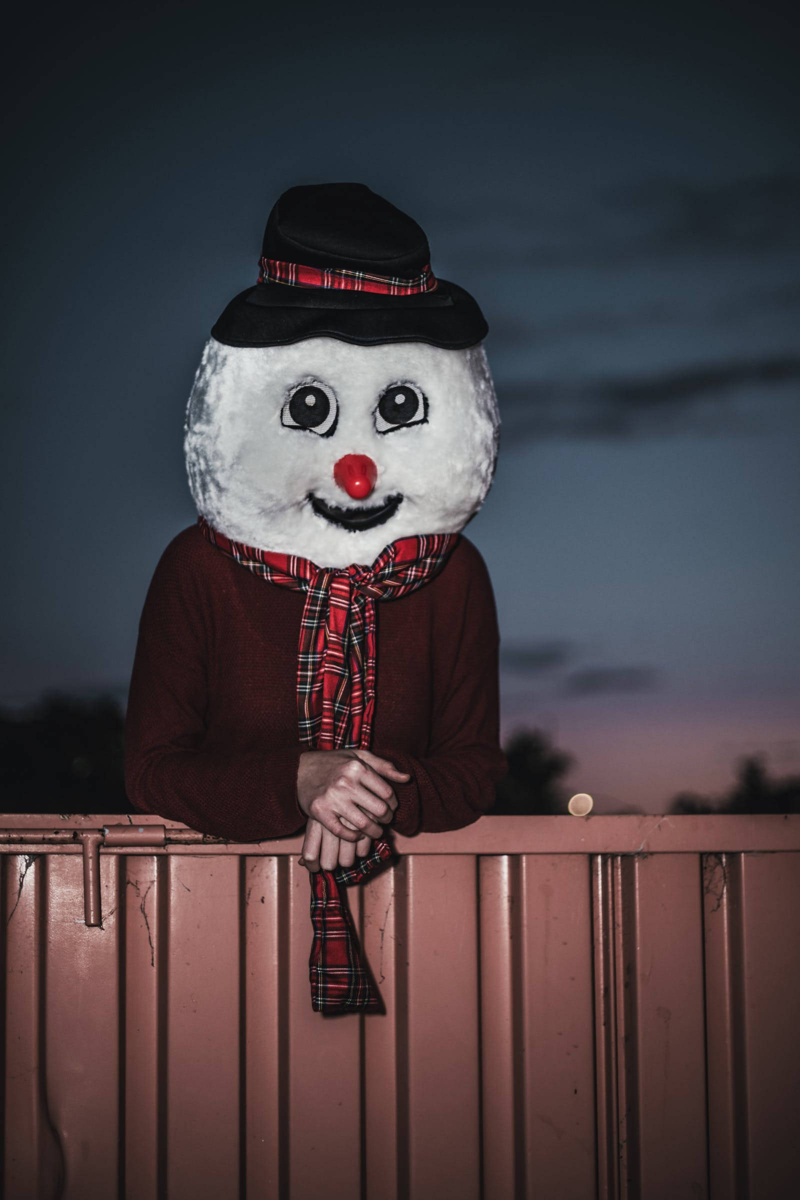 雪だるまの面白いクリスマス 壁紙
