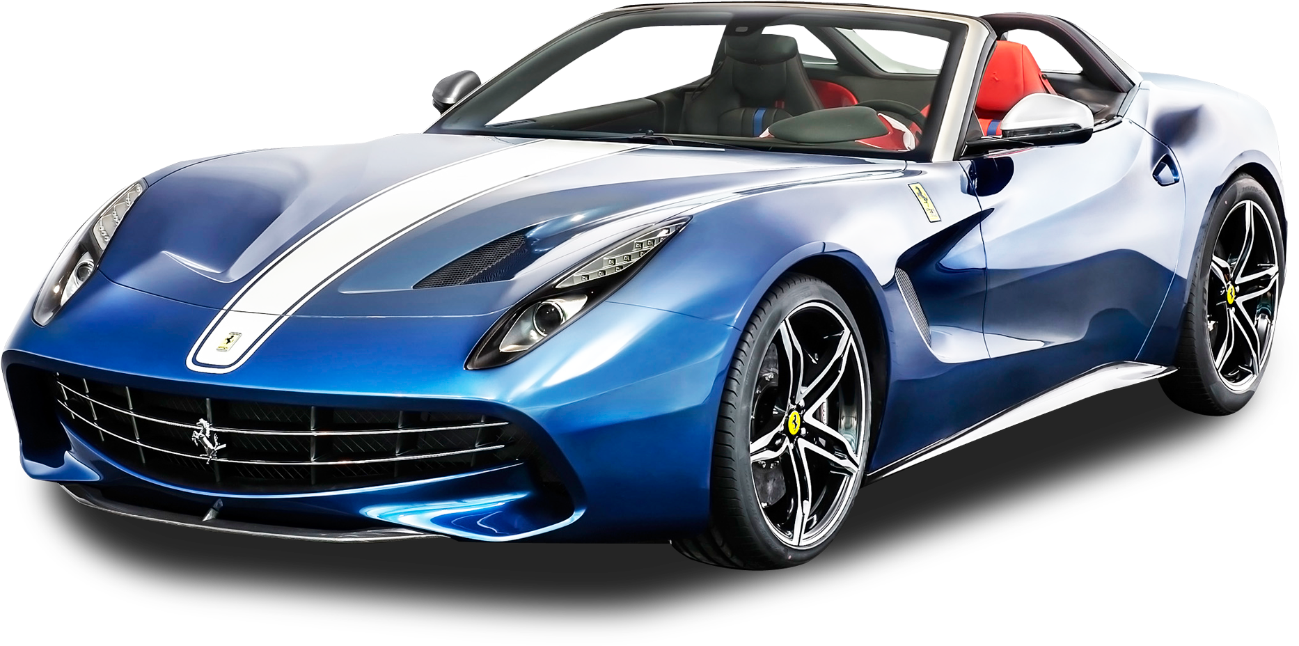 青いフェラーリ コンバーチブル スポーツカー 壁紙