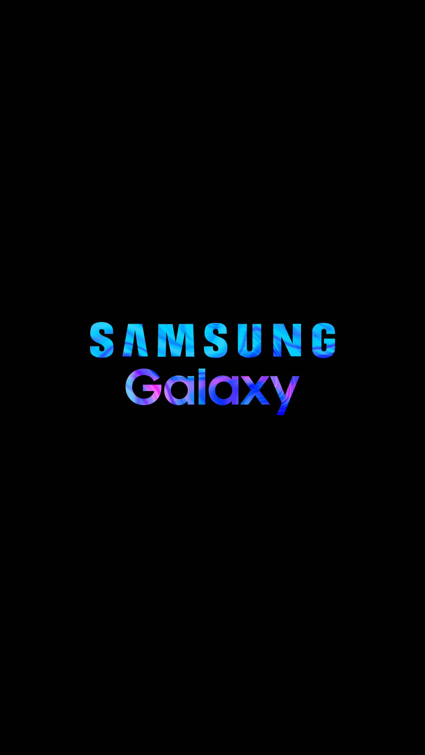 青と紫のSamsung Galaxyロゴ 壁紙