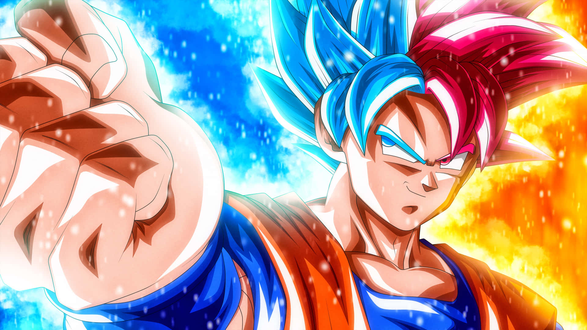 青と黄色のドラゴンボール超 画像 壁紙