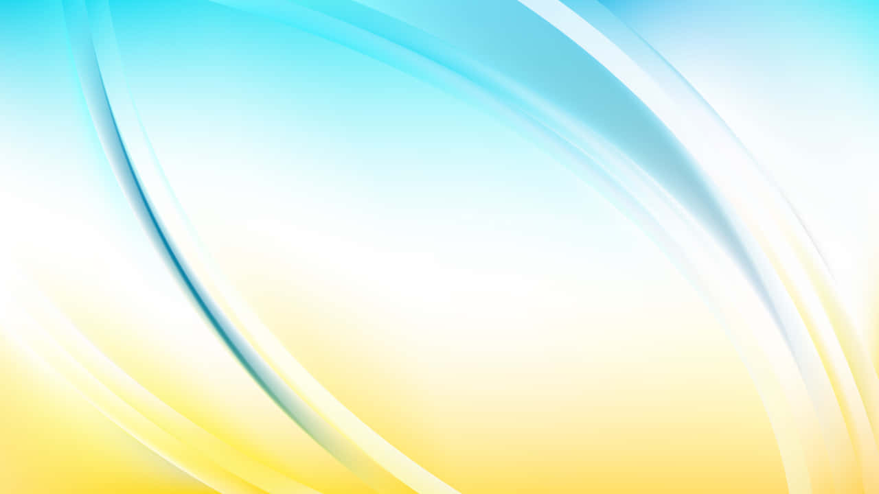 青と黄色の渦巻き模様の背景 壁紙