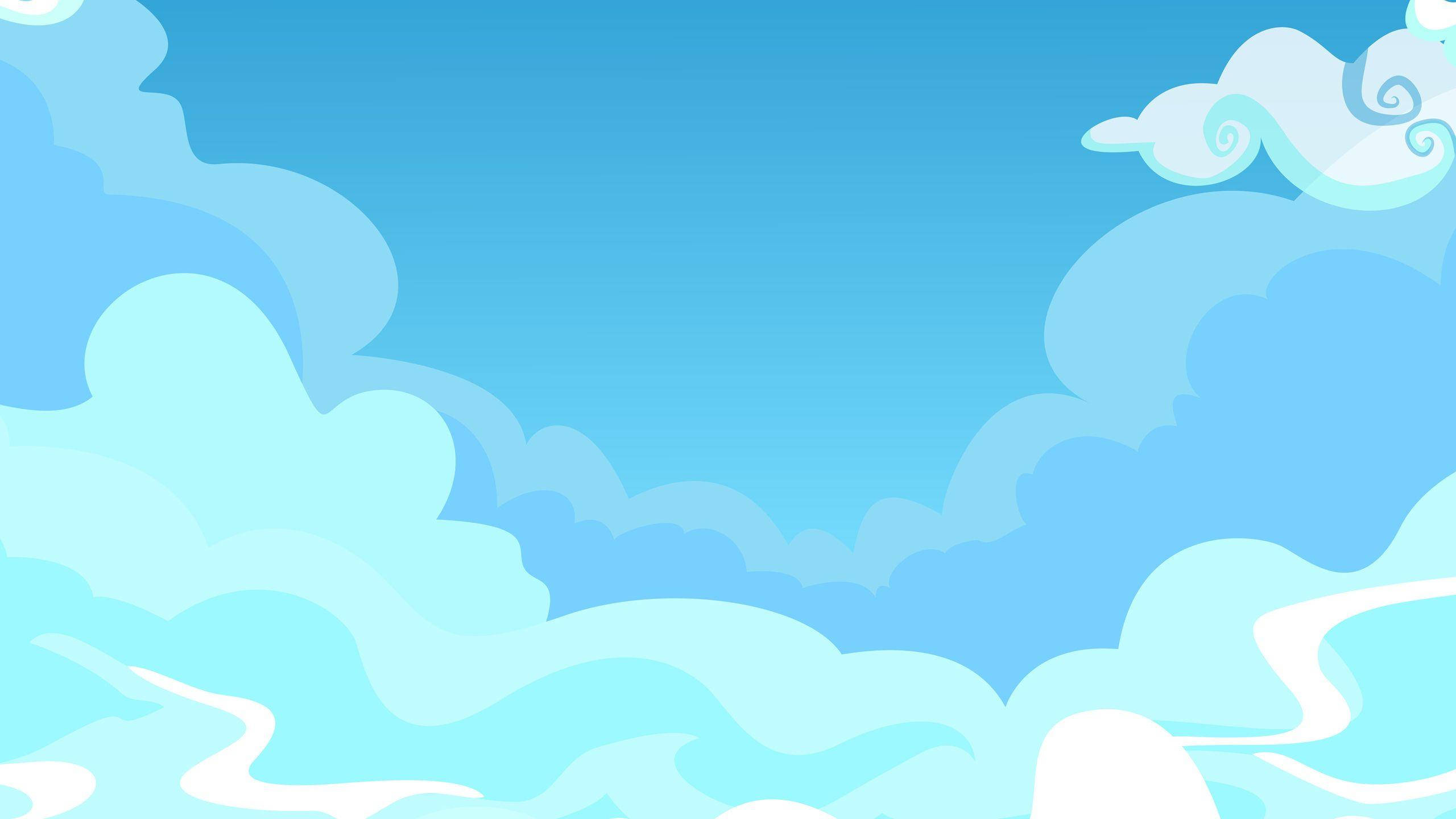 青空に広がる美しい雲の静寂な美しさ 壁紙