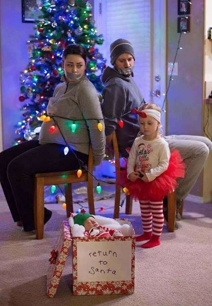 面白いクリスマスの写真 壁紙