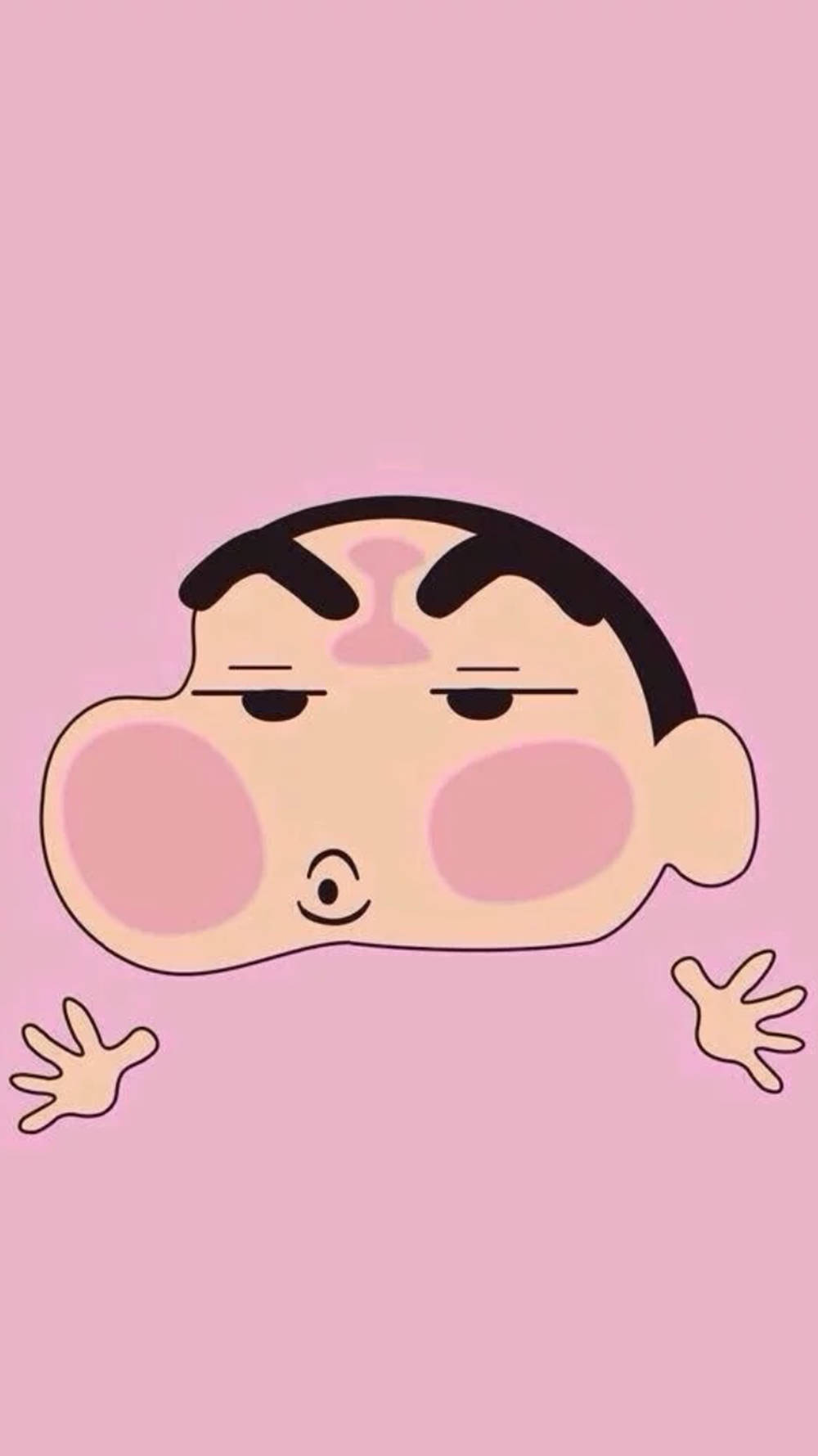 面白い漫画キャラクター しんちゃん iPhone 壁紙