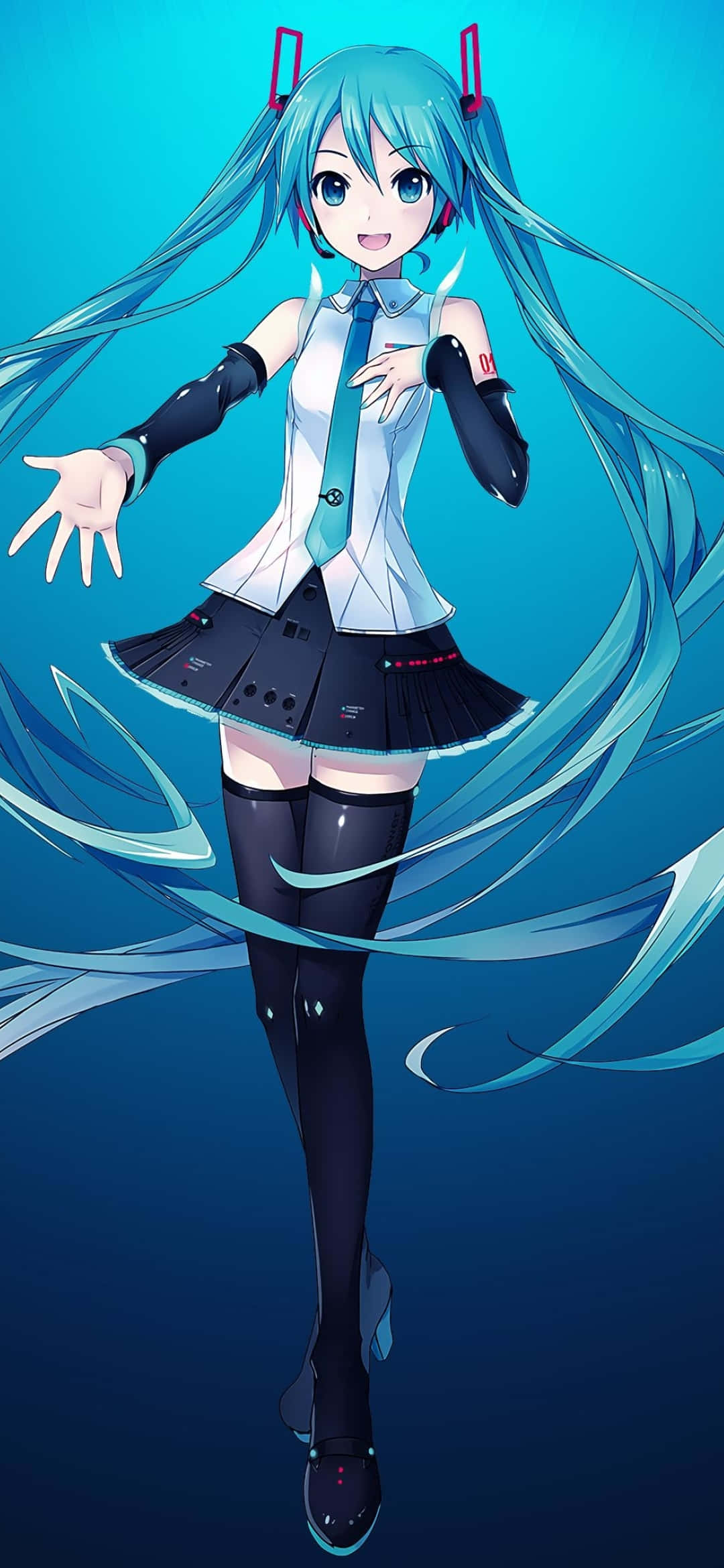 音楽に命を吹き込む：ステージ上の初音ミク 壁紙