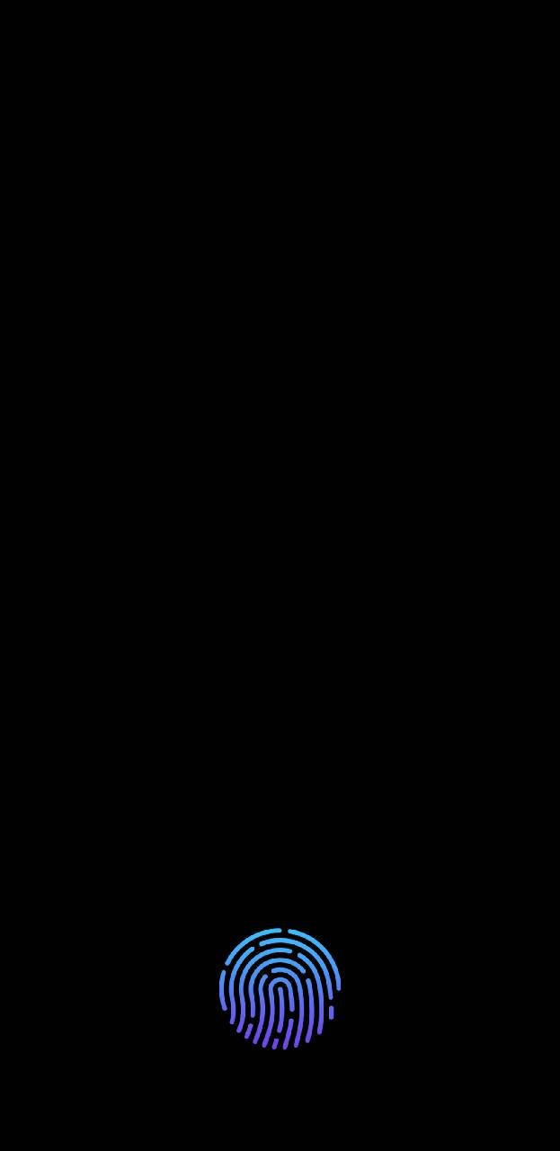 ブラック指紋認証スマホ — ブラックエステティック GIF 壁紙