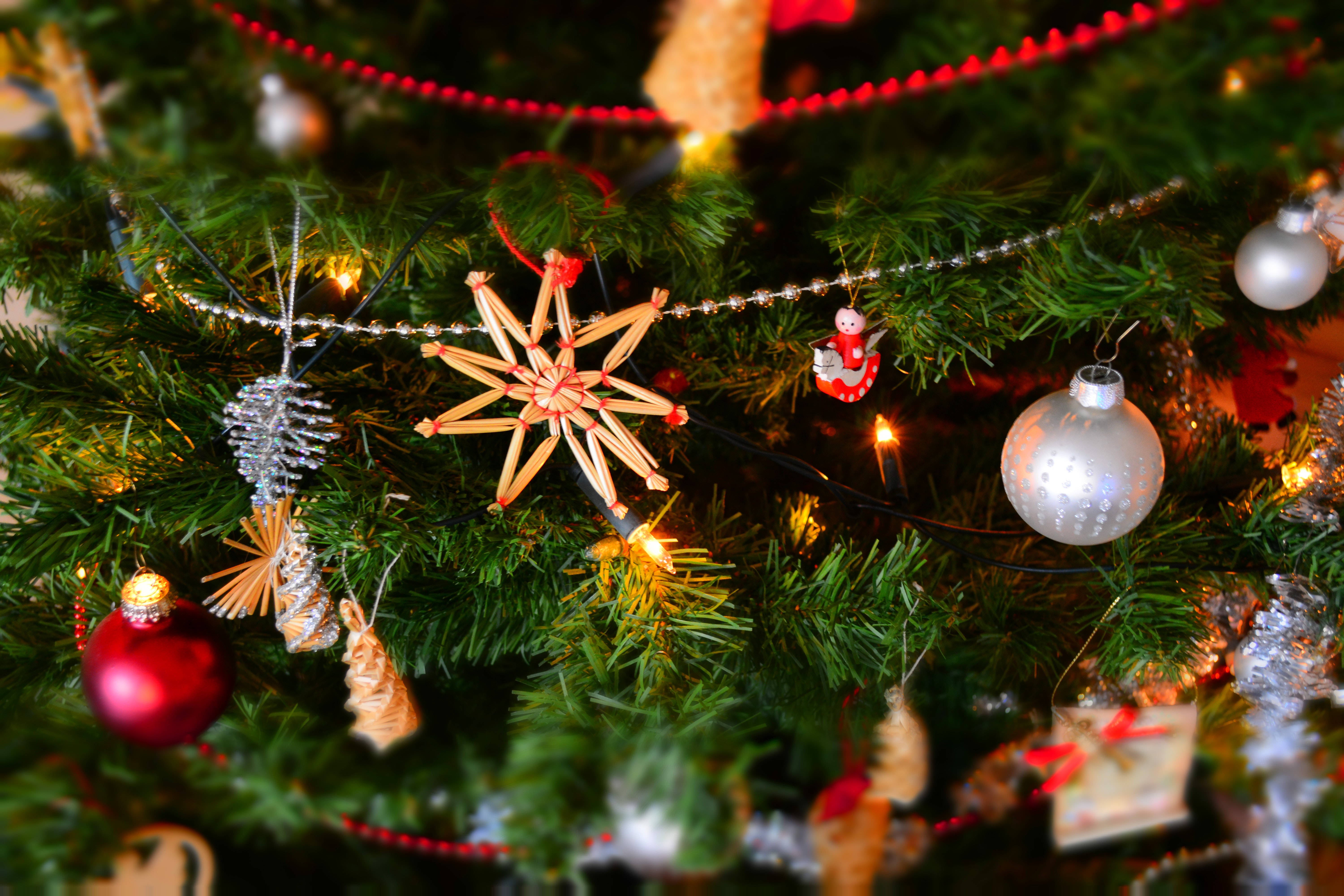 高解像度のクリスマスオーナメント 壁紙