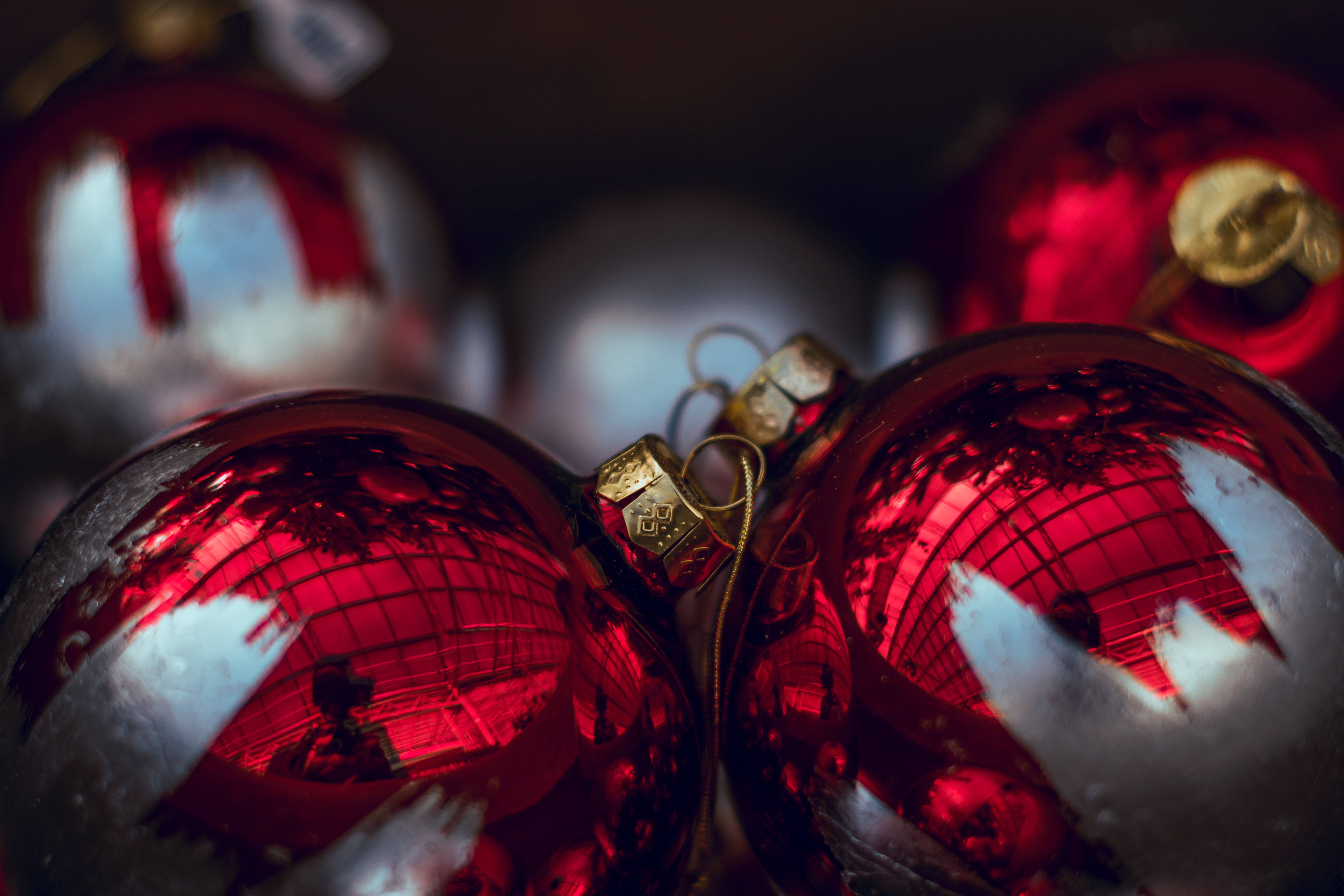 高解像度のクリスマスボール 壁紙