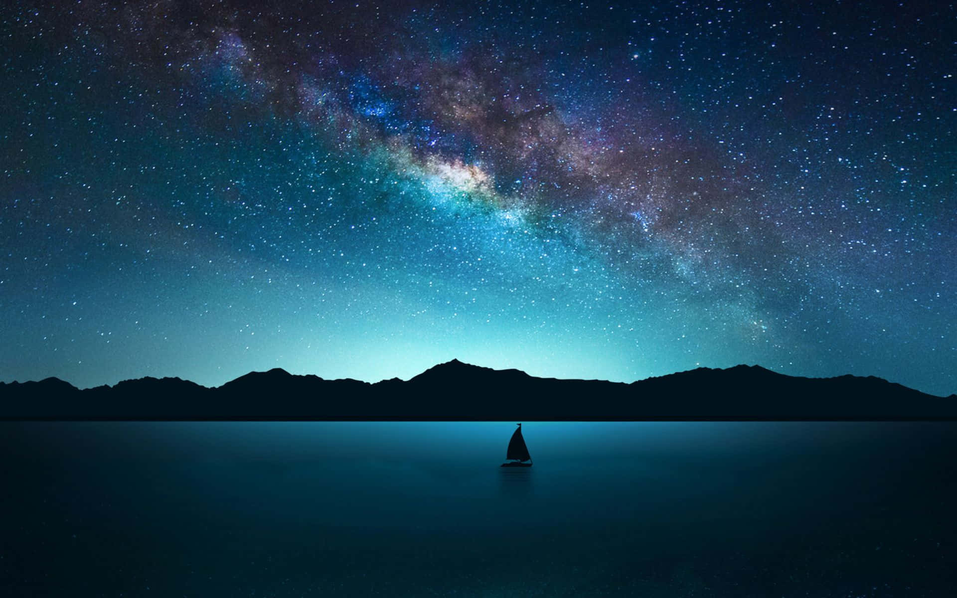 高解像度の星空 壁紙