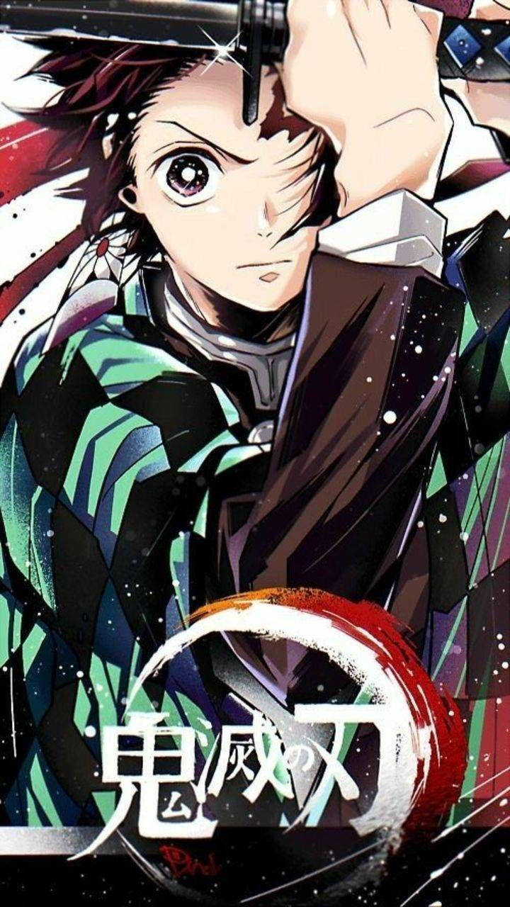 鬼滅の刃 炭治郎 片目隠し 壁紙