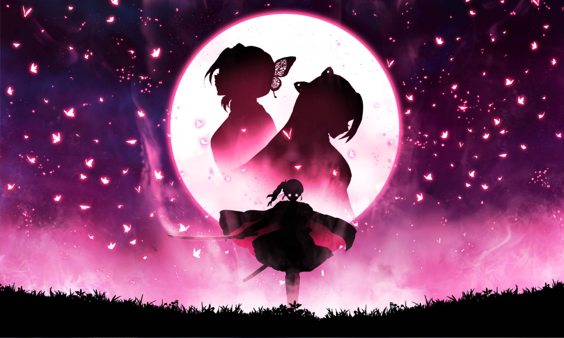 鬼滅の刃 胡蝶カナエとしのぶ PFP 壁紙