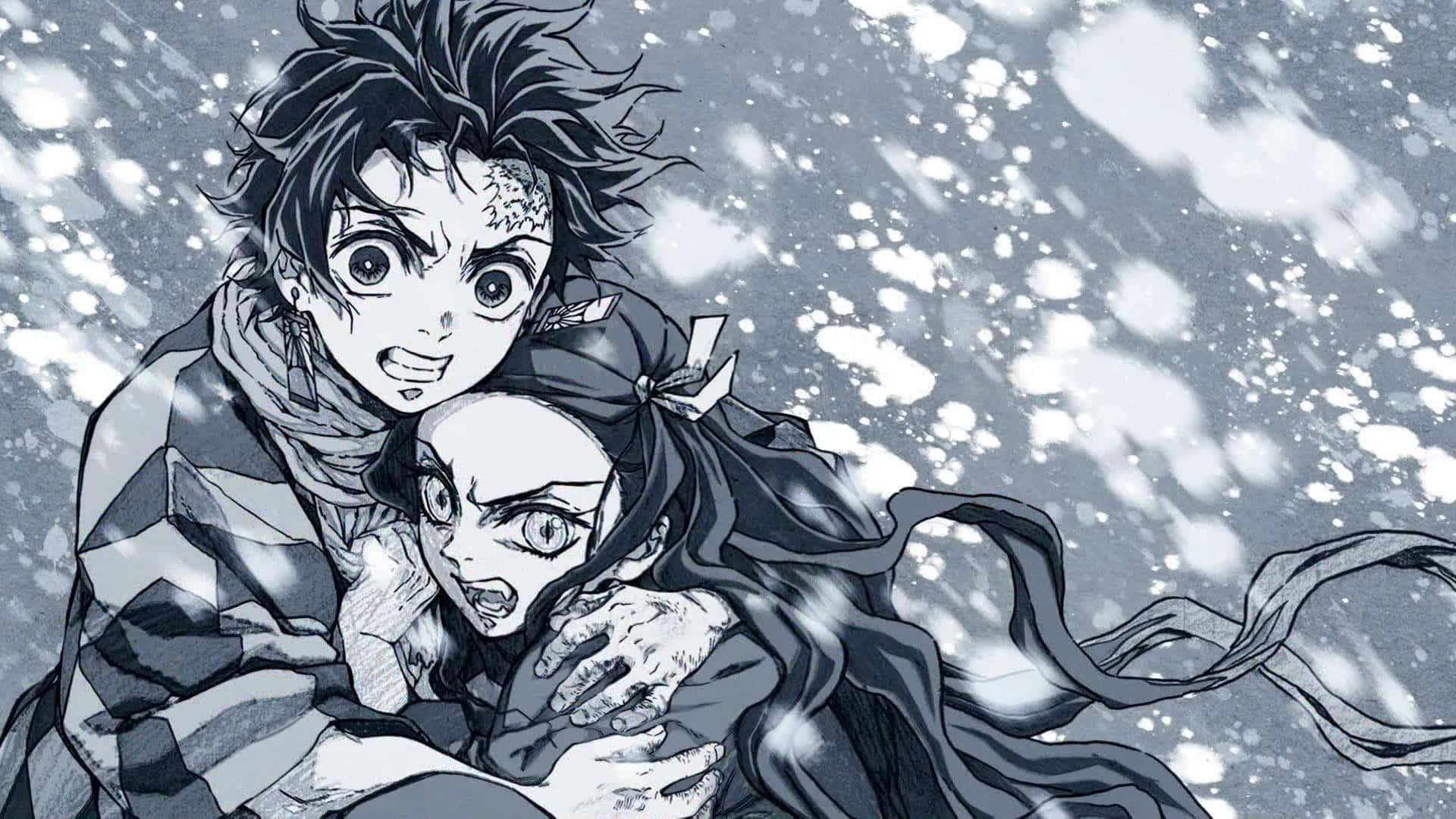 鬼滅の刃マンガのデジタルイラスト 壁紙