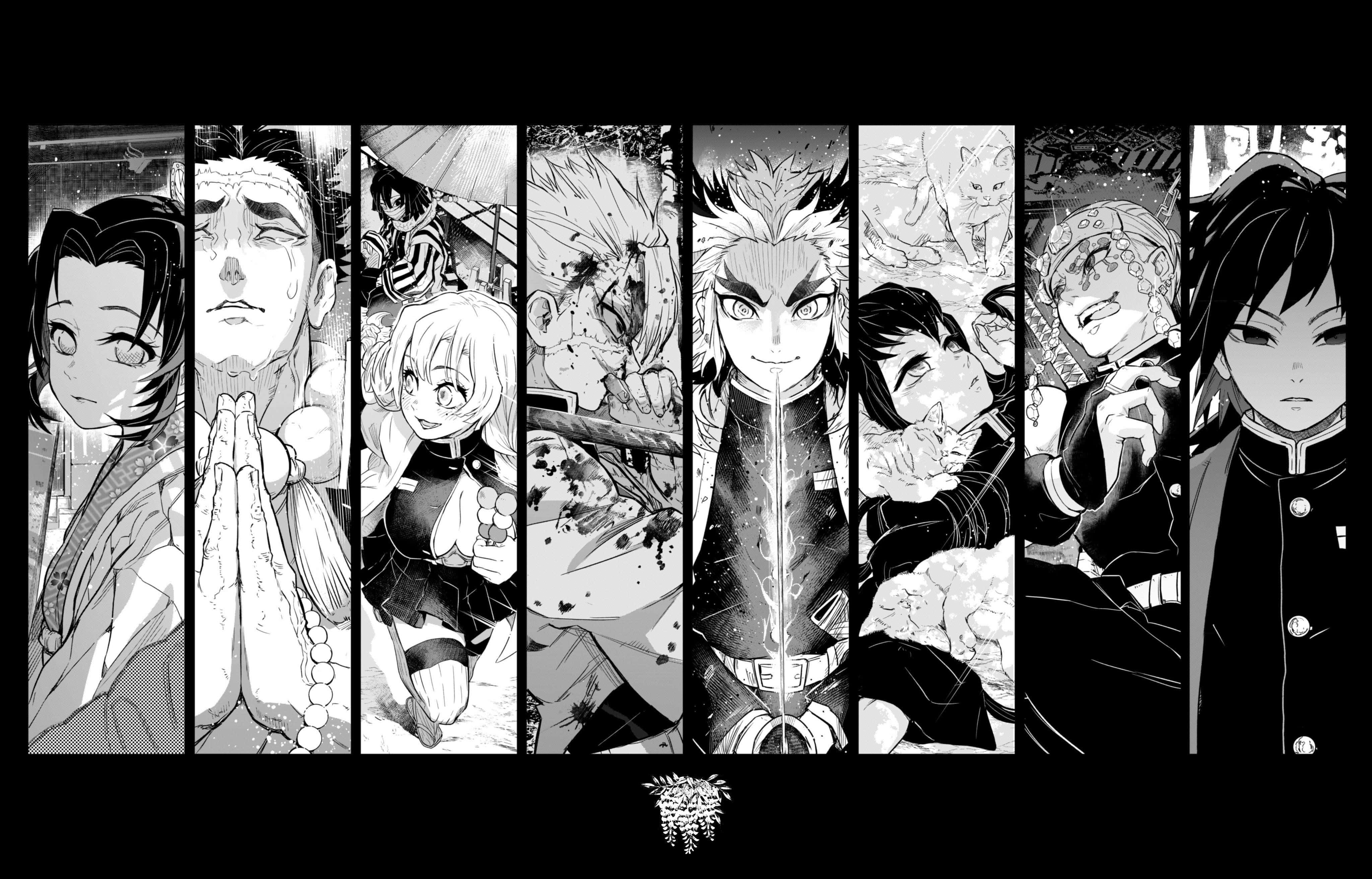鬼滅の刃漫画のアートワーク 壁紙