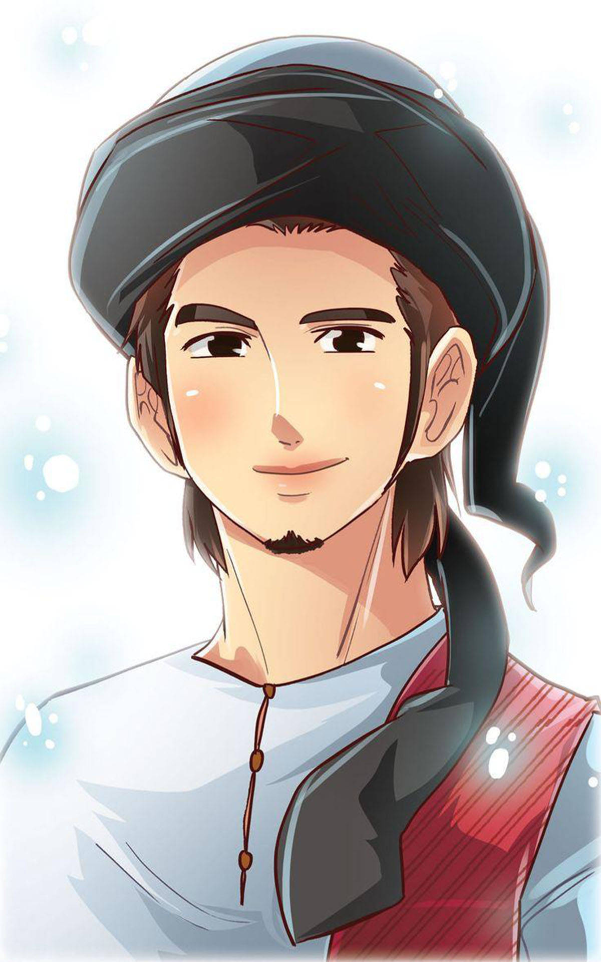 魅力的なアニメのイスラム少年 壁紙