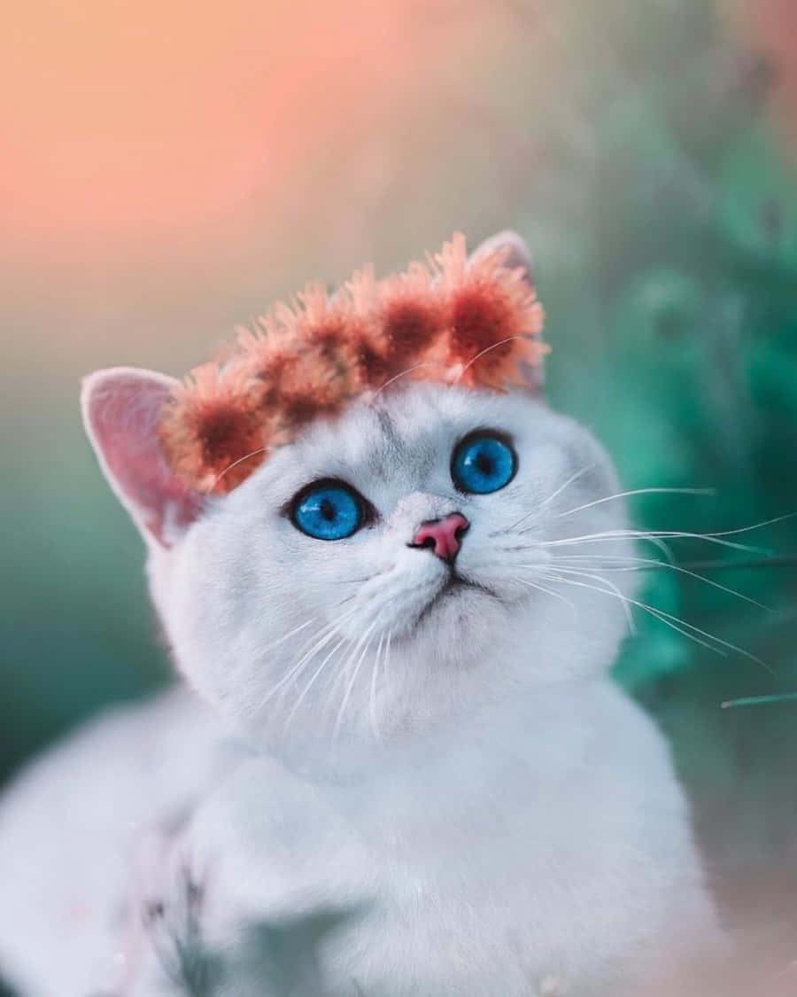 魅力的な美しさを持つ猫 壁紙