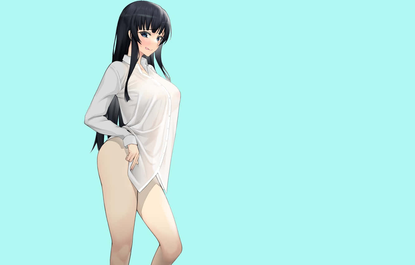 セクシーなポーズのアニメガール壁紙 — アニメ 女の子 壁紙