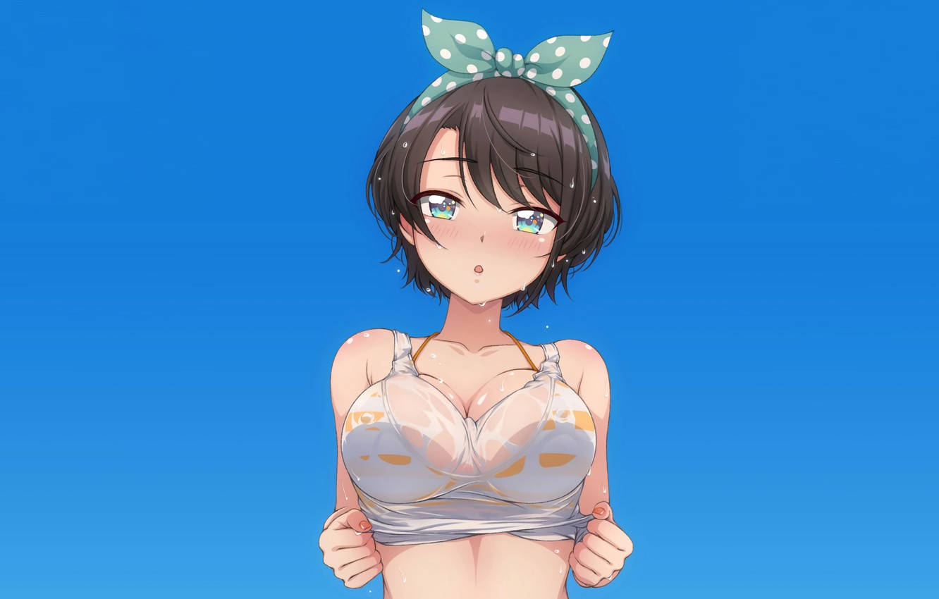 魅惑のアニメガールポートレート 壁紙