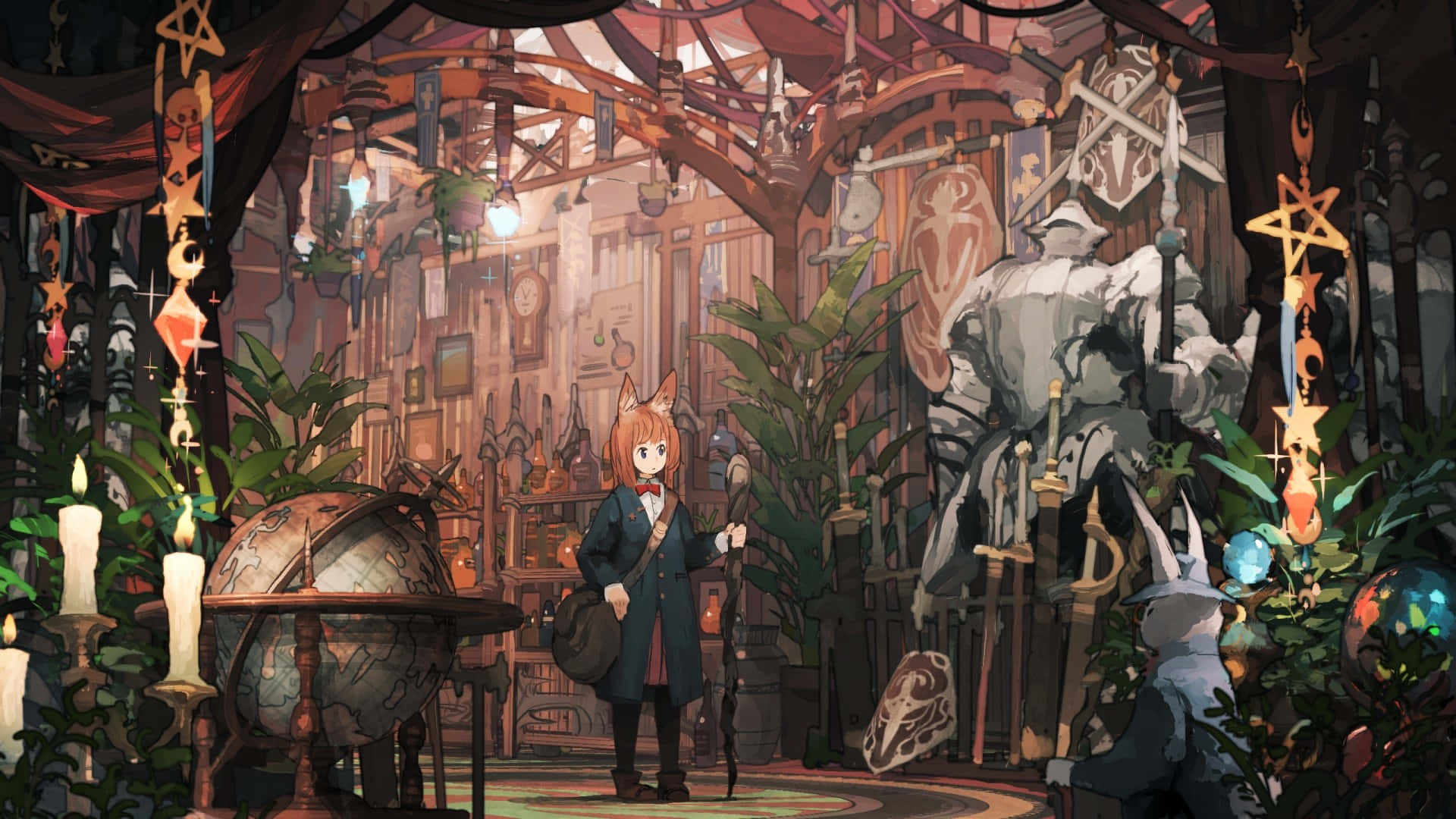 魅惑のアニメ背景美学 壁紙